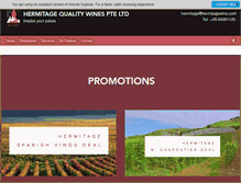 Tablet Screenshot of hermitagewine.com
